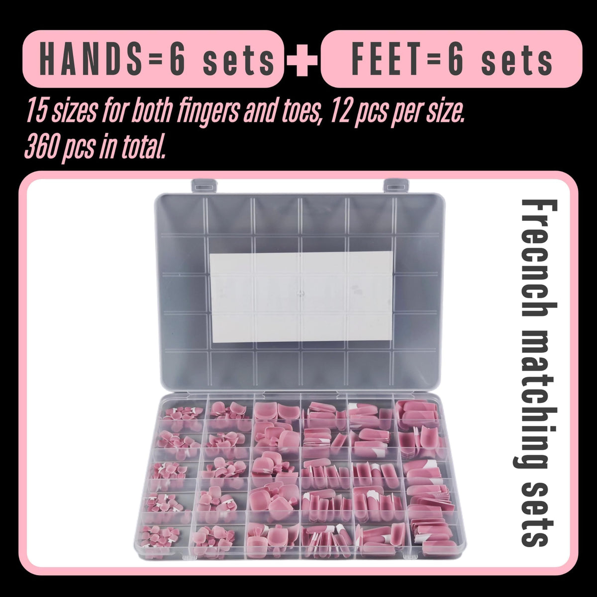 NOVO OVO nail tips set packaging and contents