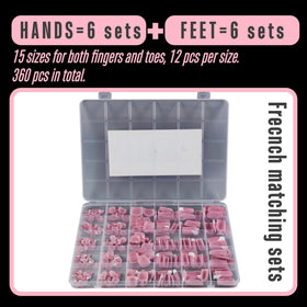 NOVO OVO nail tips set packaging and contents