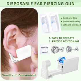 Novopiercing ear studs made of 316L stainless steel