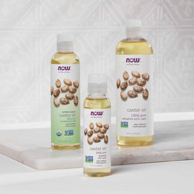 NOW Foods Castor Oil in a skincare routine