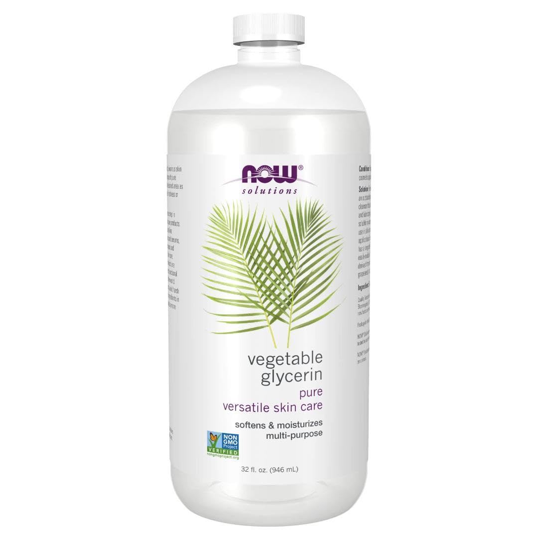 NOW Foods Vegetable Glycerin 32 oz front view