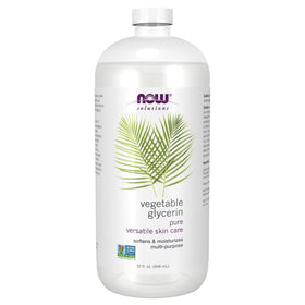 NOW Foods Vegetable Glycerin 32 oz front view