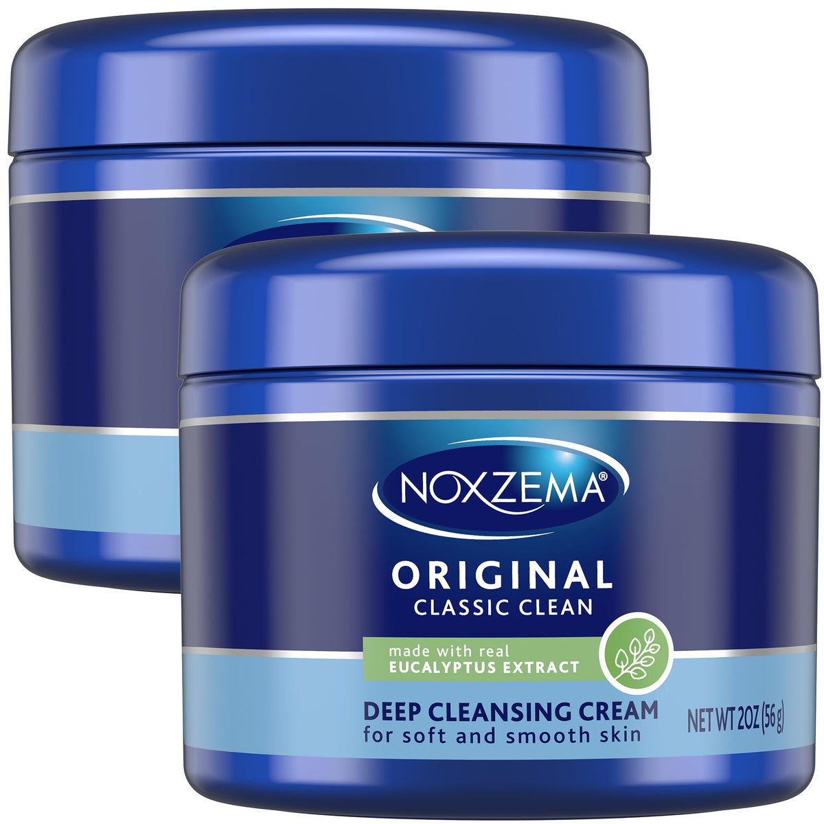 Noxzema Face Wash 2-Pack front view with jars