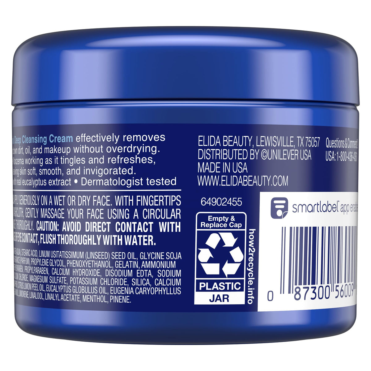 Noxzema Original Deep Cleansing Cream jar side view