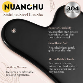 Nuanchu Gua Sha Facial Tool displayed on a skincare shelf