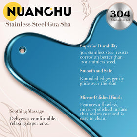 Nuanchu Gua Sha tool close-up of edges