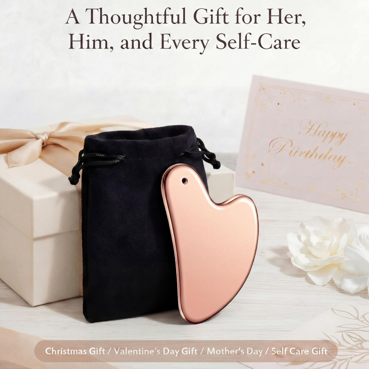 Nuanchu Gua Sha tool dimensions and packaging