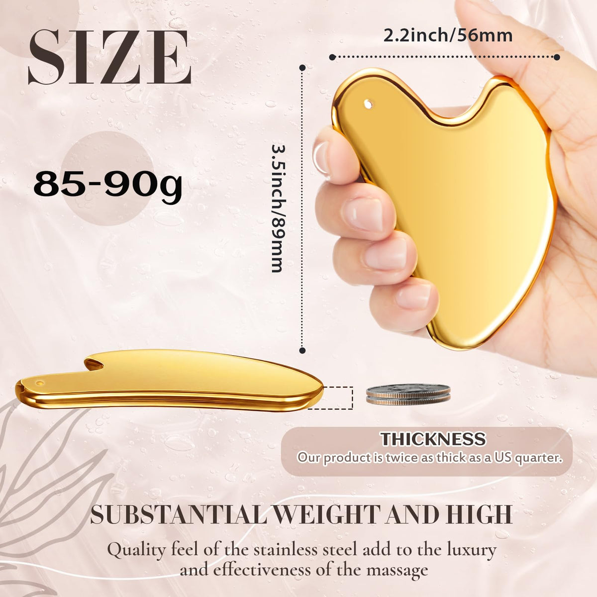 Nuanchu Gua Sha tool in velvet pouch