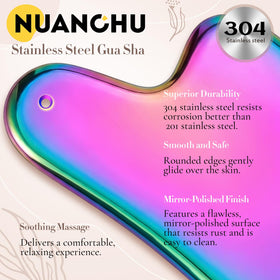 Nuanchu Gua Sha tool on a skincare setup