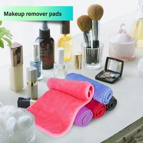NUGILLA Makeup Remover Cloths displayed with makeup products
