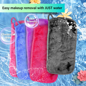 NUGILLA Makeup Remover Cloths showing size comparison