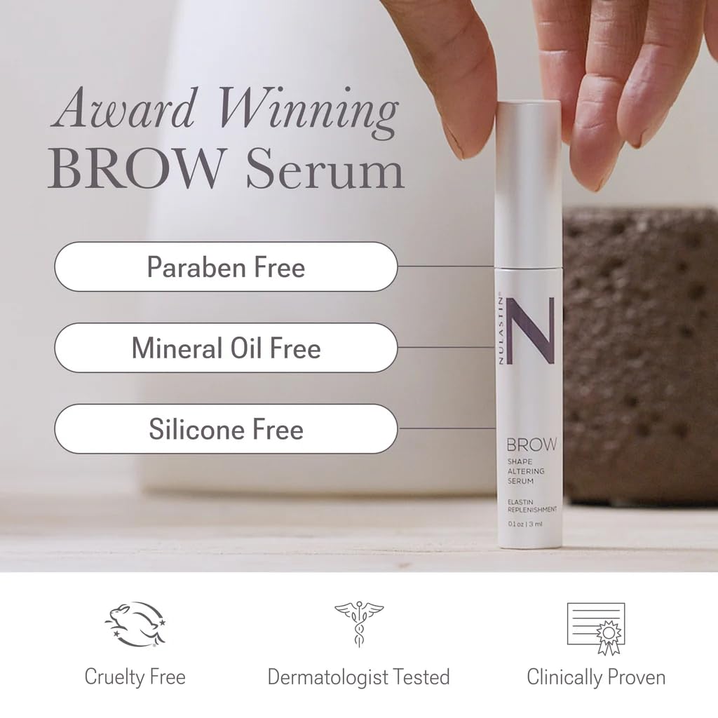 NULASTIN eyebrow serum applicator brush close-up