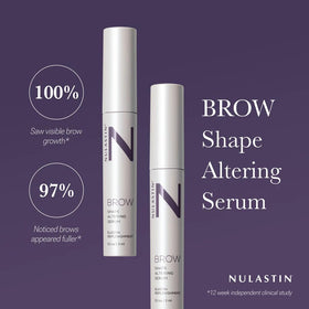 NULASTIN eyebrow serum brush applicator close-up