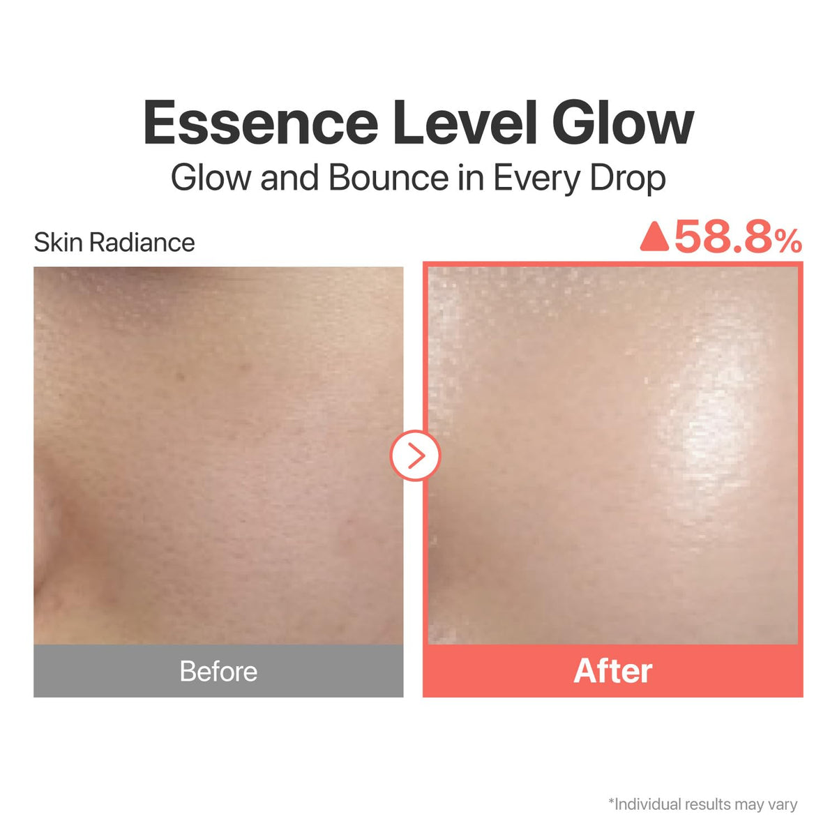 numbuzin No.3 Super Glowing Essence Toner application on skin