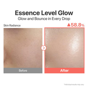 numbuzin No.3 Super Glowing Essence Toner application on skin