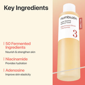 numbuzin No.3 Super Glowing Essence Toner close-up of texture