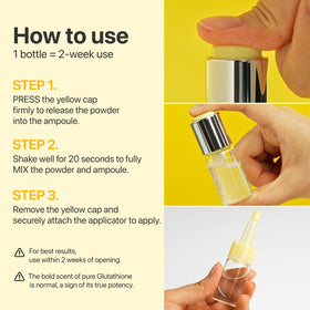 numbuzin No.5 Glutathione TXA Dark Spot Ampoule texture close-up