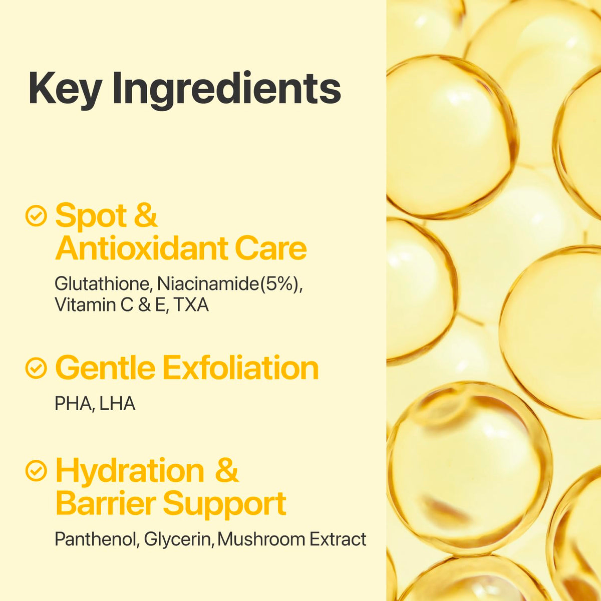 numbuzin No.5 Vitamin-Niacinamide Concentrated Pad in hand for usage