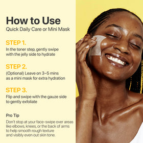numbuzin No.5 Vitamin-Niacinamide Concentrated Pad with a fresh skin finish