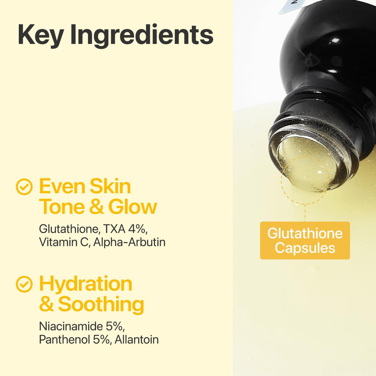 numbuzin No.5 Vitamin Serum side view showing cap
