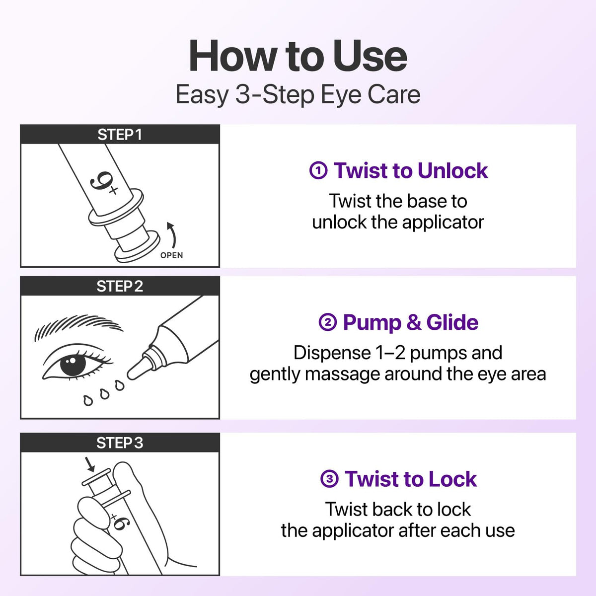 numbuzin No.9 eye cream in a skincare routine