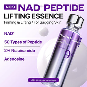 numbuzin No.9 serum bottle with cap off