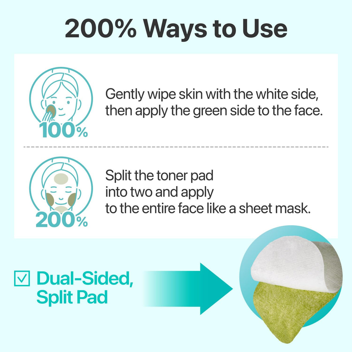 numbuzin toner pads in a bathroom setting