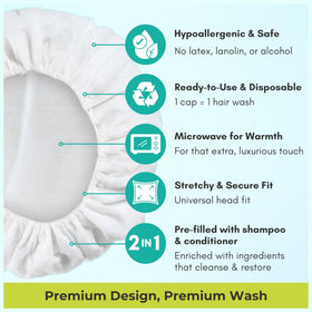 Nurture Valley shampoo cap displayed on a table