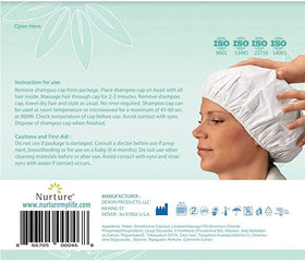 Nurture Valley Shampoo Cap in use outdoors