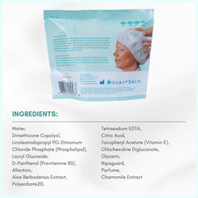 Nurture Valley shampoo cap showing secure fit