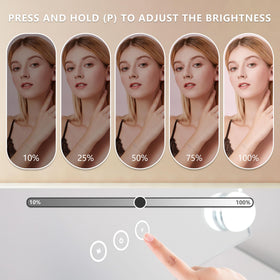NUSVAN Vanity Mirror touch control panel