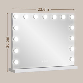 NUSVAN Vanity Mirror with LED bulbs illuminated