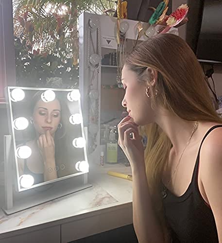 NUSVAN Vanity Mirror with rubber pads for stability