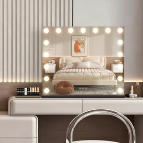 NUSVAN Vanity Mirror with rubber pads preventing slipping
