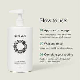 Nutrafol Conditioner 1L back view