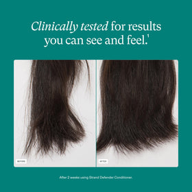Nutrafol Conditioner application on hair