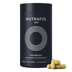 Nutrafol Men 50+ Hair Growth Supplements 1-month bottle front view