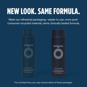 Nutrafol Men's 2-in-1 Shampoo and Conditioner bottle side view