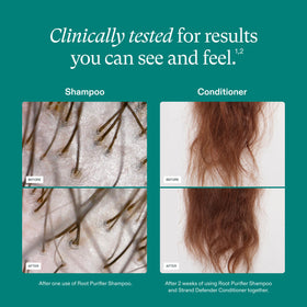 Nutrafol Shampoo and Conditioner set in giftable packaging