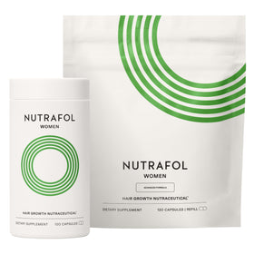 Nutrafol Women Hair Growth Supplements bottle front view