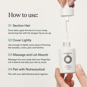 Nutrafol Women's Hair Serum lifestyle scene