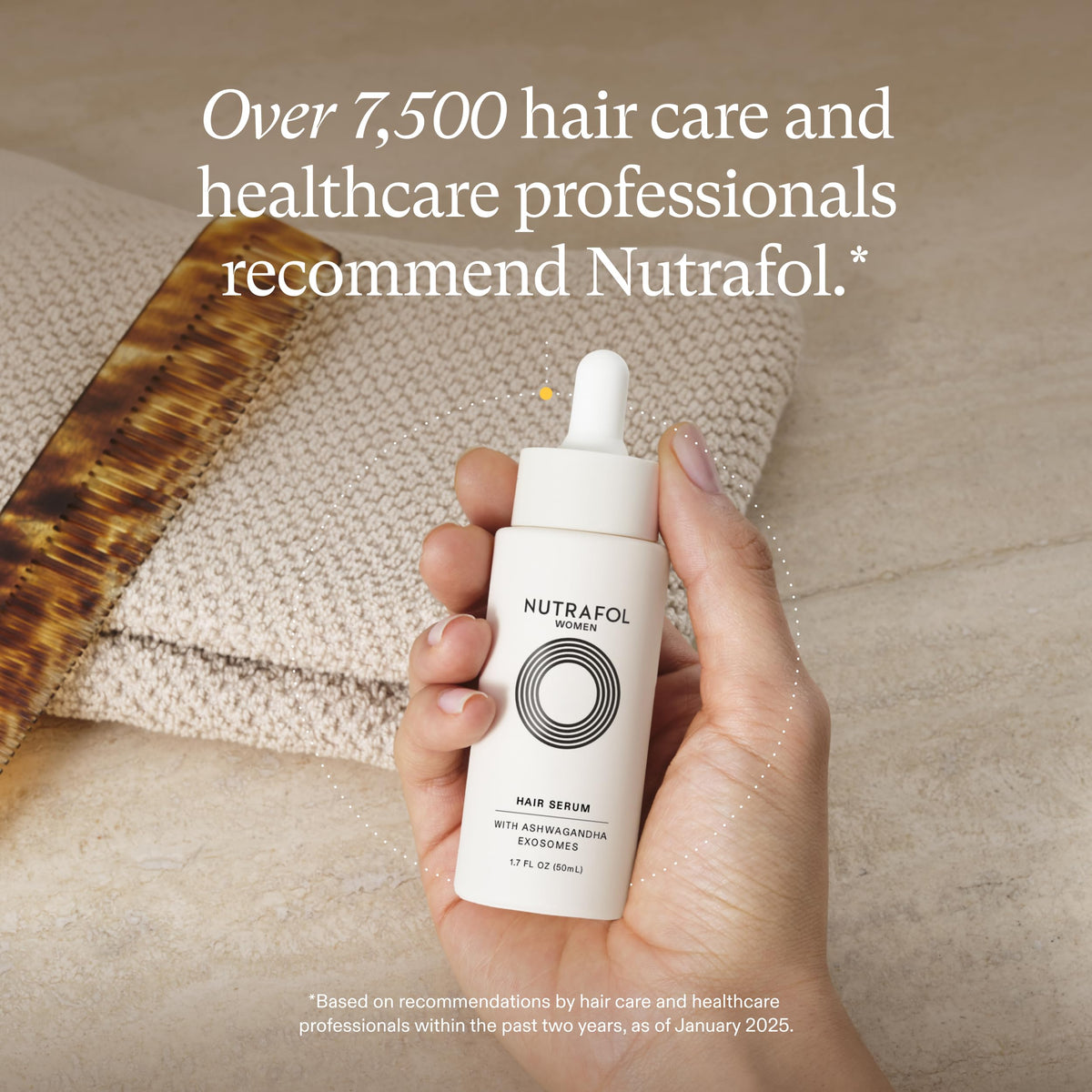 Nutrafol Women's Hair Serum lightweight and non-greasy texture