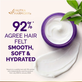 NUTRAHARMONY Hydrating Hair Mask in bathroom setting