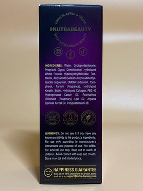 NUTRAHARMONY Hydrating Hair Serum with natural ingredients