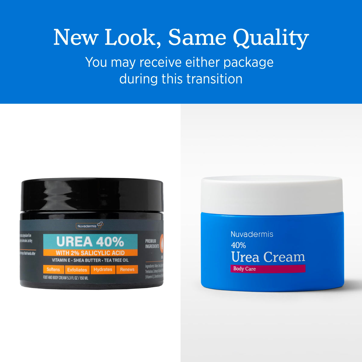 NUVADERMIS 40% Urea Cream product opened