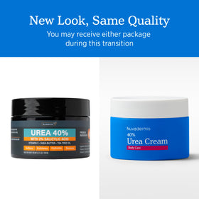 NUVADERMIS 40% Urea Cream product opened