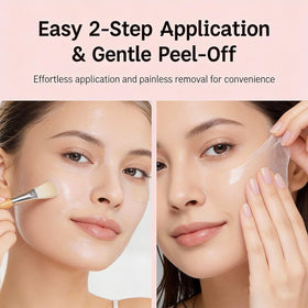 Nuvie Collagen Mask in use at night