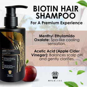 NVLX LABS Herbal Locs Shampoo 8 Oz with natural ingredients