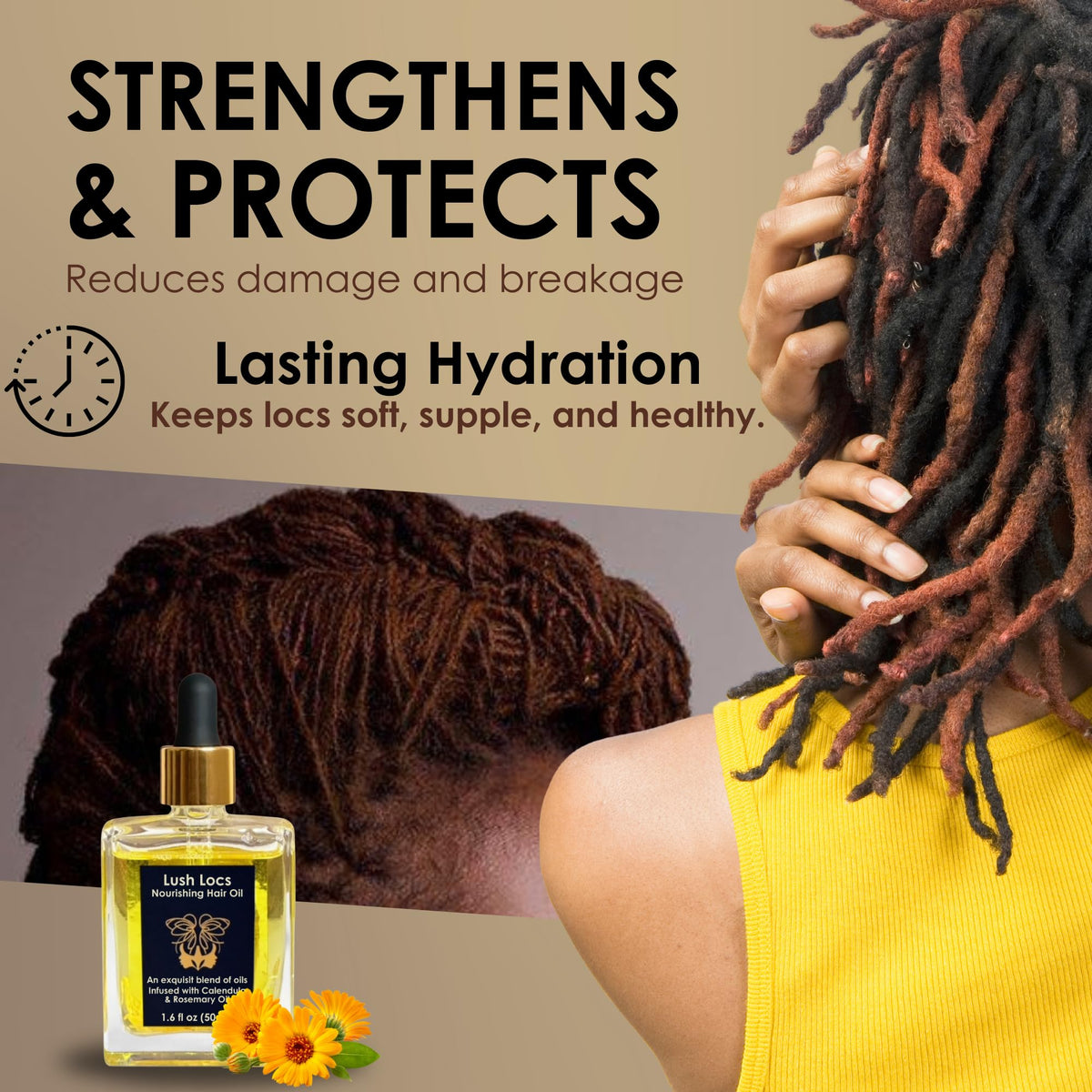 NVLX LABS Rosemary Hair Oil with fresh herbs