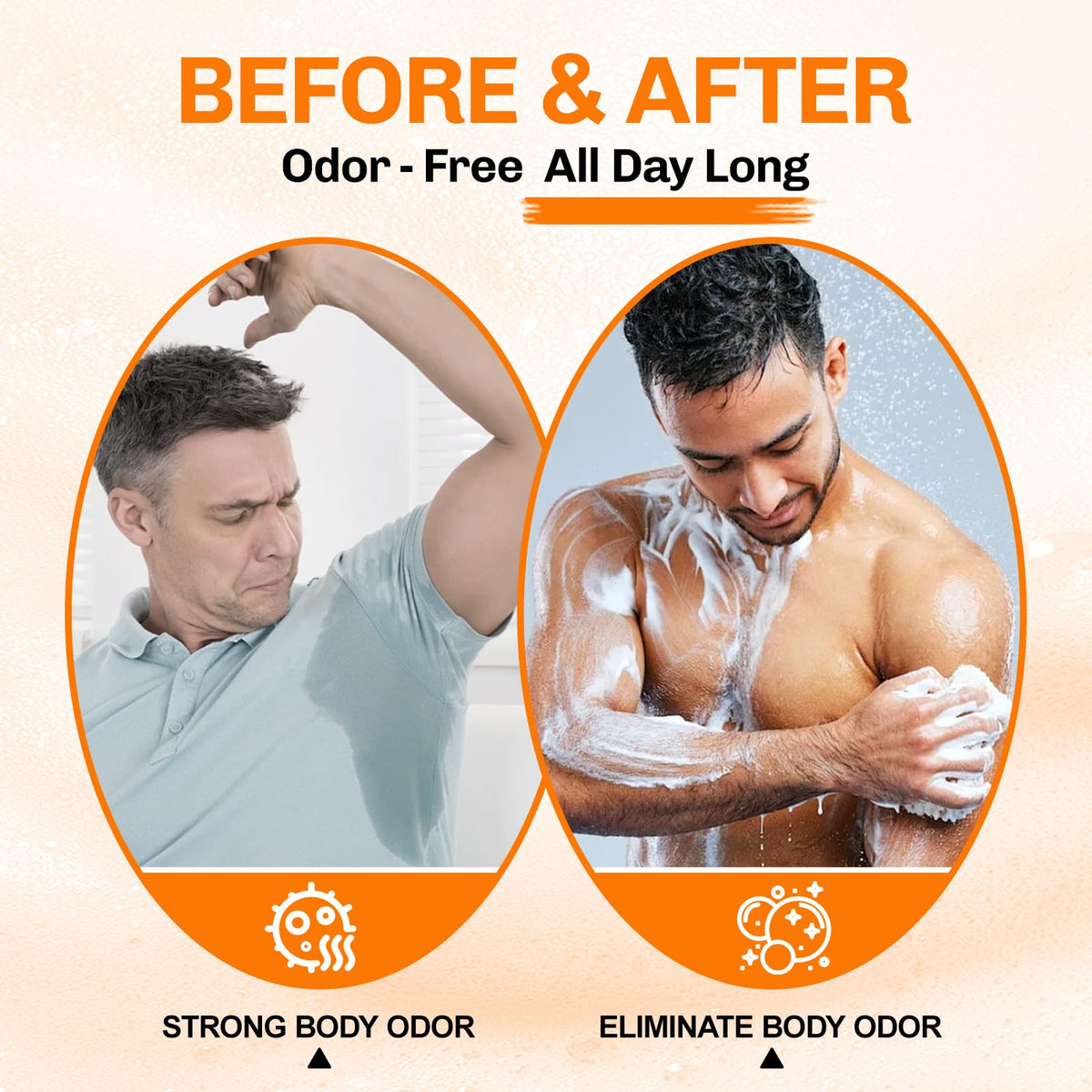 NXPPYY Persimmon Soap Bar lathering on skin